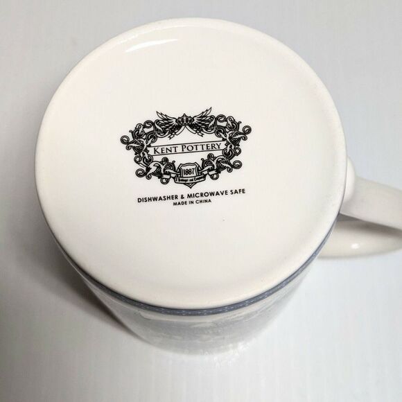 Kent Pottery, Paisley Pattern, Made in England, Blue & White - Picture 5 of 5